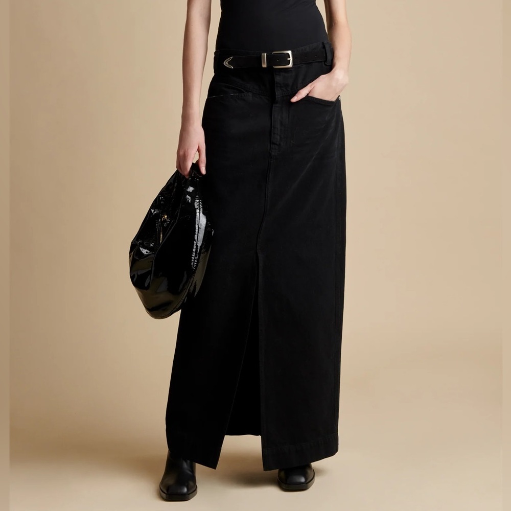 Khaite Neer Denim Maxi Skirt